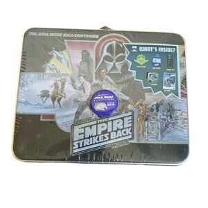Star Wars The Empire Strikes Back Commemorative Skywalker Saga Lunchbox & Pin